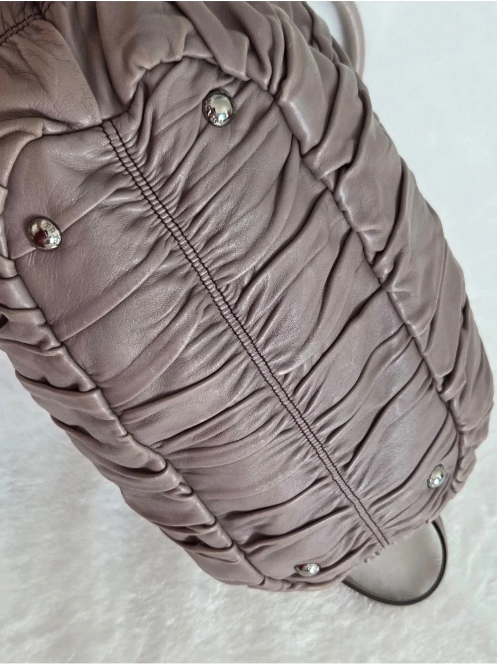 Prada Nappa Gaufre Leather Shoulder Bag